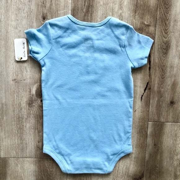 Baby, Onesie, Blue, Funny, Graphic, ONESIE, Size 6-12 MTS, New With Tags - Picture 2 of 7